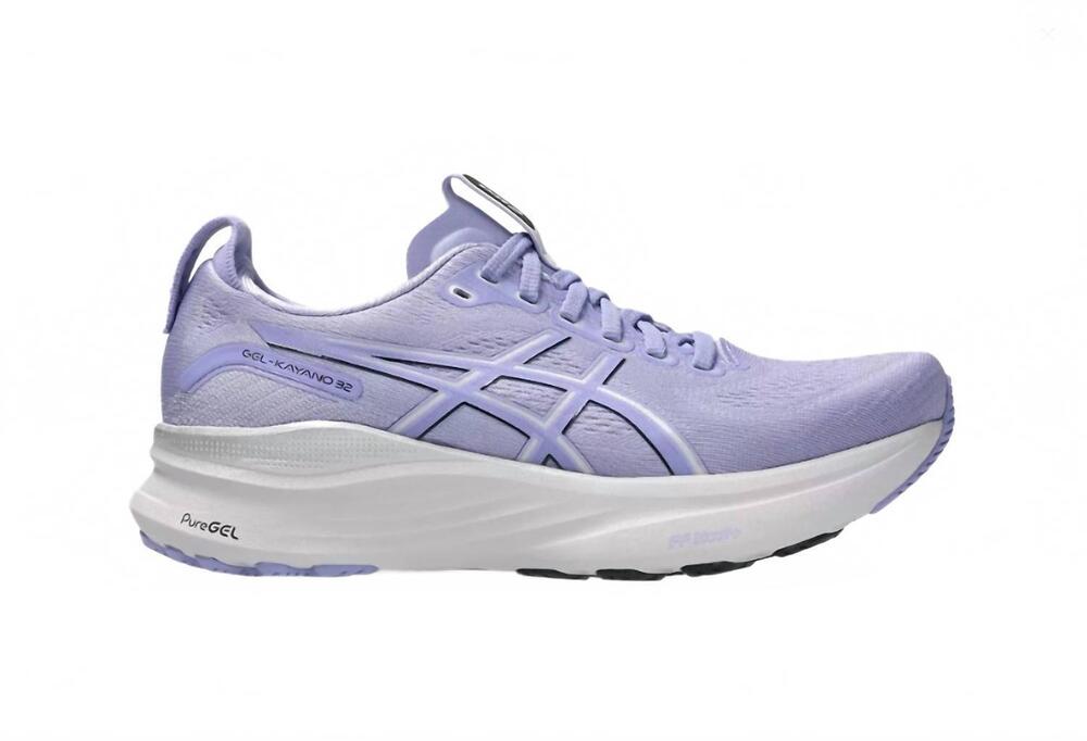 NEW ASICS women's gel-kayano 32 running shoes in bluebell/pure silver